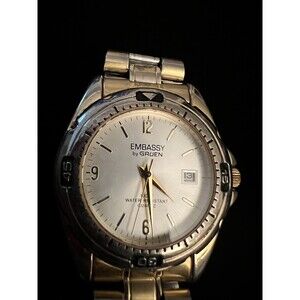Embassy by Gruen watch men Gold Tone